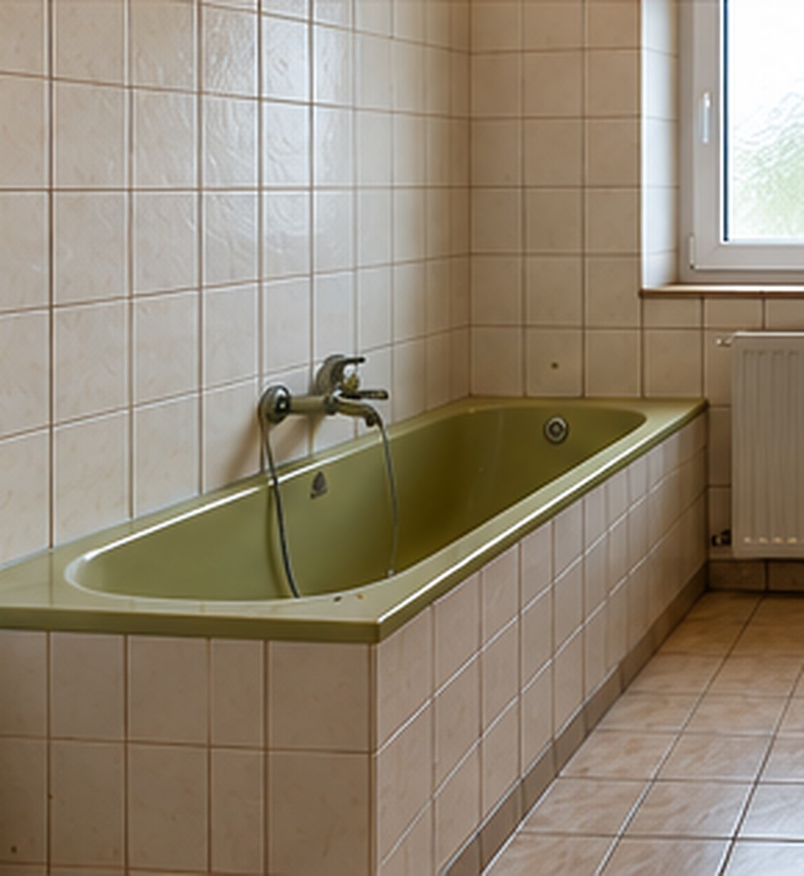 Badezimmer vor der Modernisierung